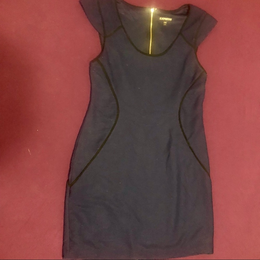 Express Navy Sheath Dress